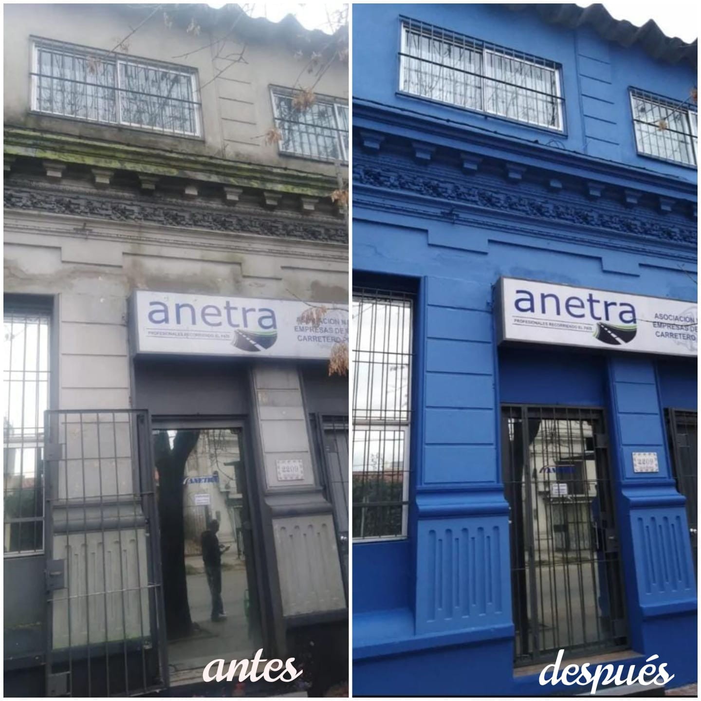Anetra — Fachada institucional · Montevideo